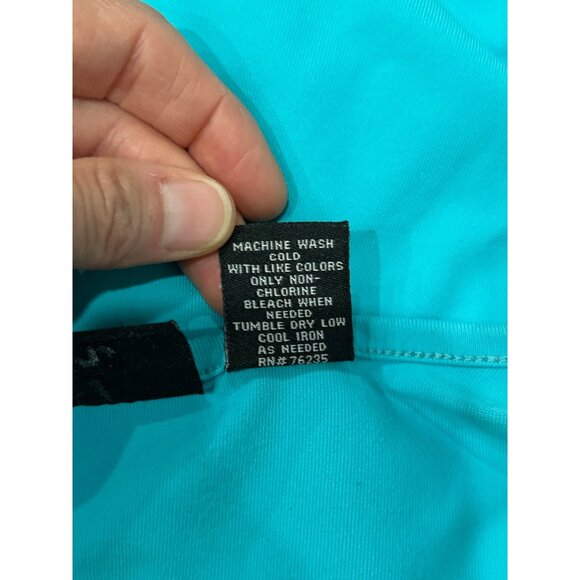 Bay Studio Plus Womens Teal Sleeveless Stretch Tank Top Sz 1X - Picture 5 of 7